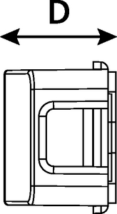 Inline Adaptor Mount with SC adaptors. 