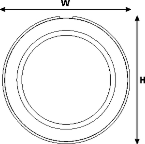 Round Through-the-Wall Manager.