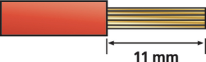 Fåtrådig 0,5 - 2,5 mm²