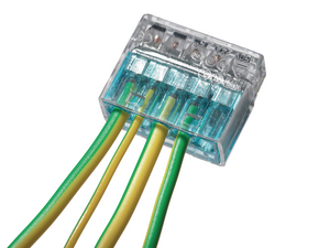 Kablar 0,5 och 2,5 mm² kan brukas separat.