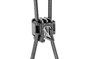 3-teiliger Befestigungsbinder zur Parallelführung für Kanten 1,5-4mm
