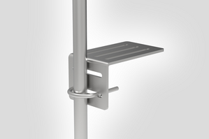 Underfloor Mounting Kit shown assemblied with rod. 