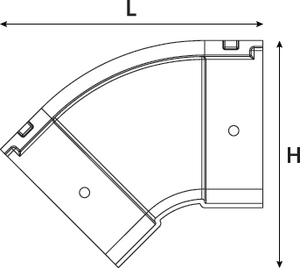 Vertical Outside Elbow.