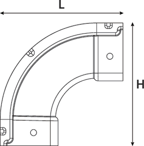 Vertical Outside Elbow.