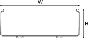 Solid Straight Duct Length.