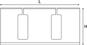 Slotted Straight Duct Length.