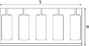 Slotted Straight Duct Length.