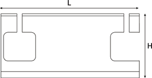 Slotted Straight Duct Length.