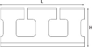 Slotted Straight Duct Length.
