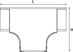 Vertical Reducer T-Junction.