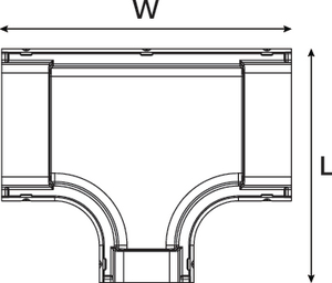 Vertical Reducer T-Junction.