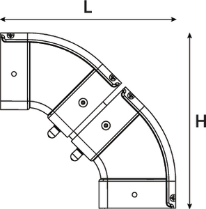 Vertical Outside Elbow.