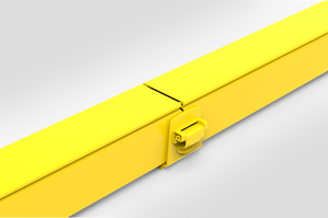 100mm Straight Duct with Tool-free Coupler.