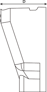 CEP Flat Capping Adaptor (side view)