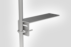 Underfloor Mounting Kit shown assemblied with rod. 