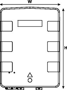 MDU - S3S shown in front view. 
