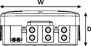 MDU - S5S shown in base view. 