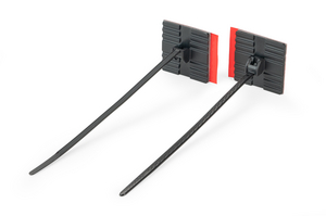 1-Piece FlexTack adhesive mount for round and angled surfaces