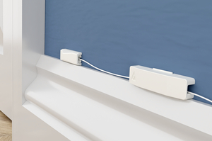 Inline Adaptor Mount shown with straight through the wall manager.