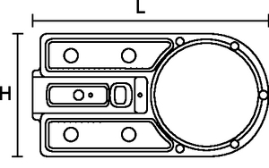 Uchwyt dystansowy do rur i kabli