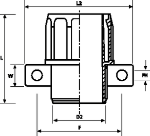 Raccords FG-UH avec fixation.