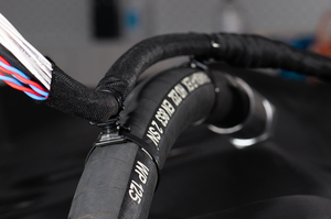 Fixing tie for cable bundles, inside serrated, T120RCOUPLER.