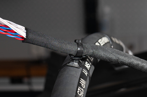 Fixing tie for cable bundles, inside serrated, T120RCOUPLER.