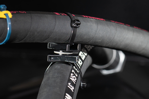 Fixing tie for cable bundles, inside serrated, T120RCOUPLER.