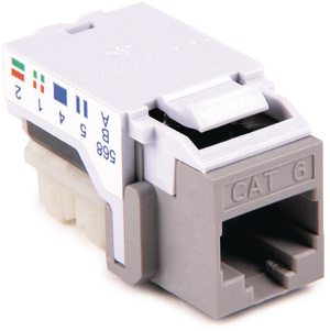 HellermannTyton's GigaBand flush Category 6 modular jack's patented design uses innovative crosstalk-cancellation technology.
