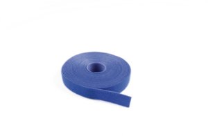 Hook and loop grip ties are supplied on a roll for on-demand custom lengths.