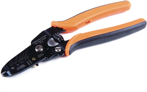 Ergonomic rubber handles are angled to provide comfort over repeated use and reduce fatigue.