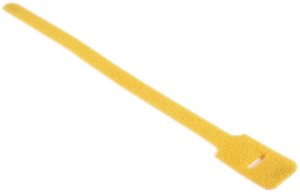 Hook and loop grip ties can be opened and closed numerous times for repositioning or reuse.