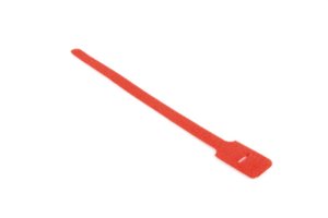 Hook and loop grip ties can be opened and closed numerous times for repositioning or reuse.