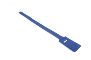 Hook and loop grip ties can be opened and closed numerous times for repositioning or reuse.