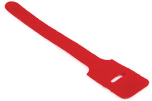 Hook and loop grip ties can be opened and closed numerous times for repositioning or reuse.