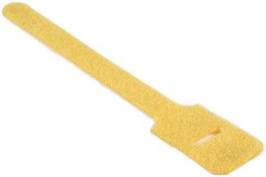 Hook and loop grip ties can be opened and closed numerous times for repositioning or reuse.