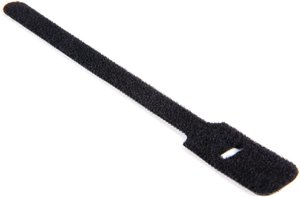 Hook and loop grip ties can be opened and closed numerous times for repositioning or reuse.