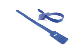 Hook and loop grip ties can be opened and closed numerous times for repositioning or reuse.