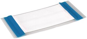 Nonslip printable liner allows additional marker data to be printed on the reverse side for records and placement instructions.