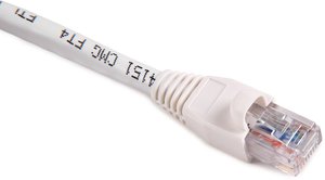 Patch cord exceeds Category 5e performance standards.
