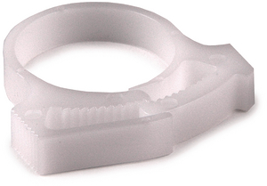 Designed for quick, ratcheted installation and can be released and reused.