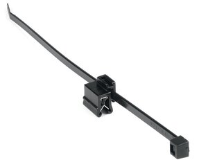 HellermannTyton 156-00865 Black Cable Tie and Edge Clip Pack of 500 