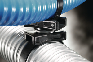 Die Elemente können einfach per Hand verdreht werden und so die Bündel längs oder quer geführt werden.