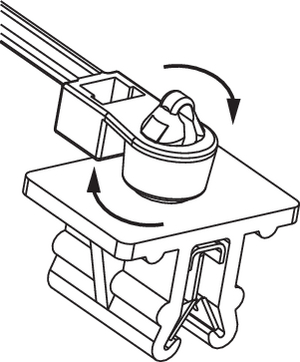 EdgeClip CBT30MR, rotatable 360°
