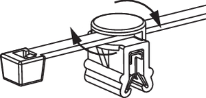 CBT50R - the bundle can run above an edge.