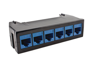 RapidNet 6 Port Category 6A UTP Short Body Cassette