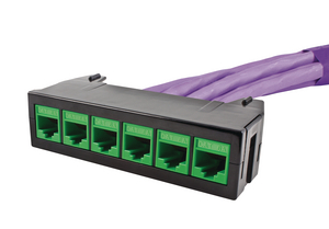 RapidNet 6 Port Category 6A UTP Short Body Cassette