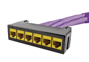 RapidNet 6 Port Category 6A UTP Short Body Cassette