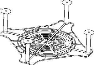 SpotClip-Plate in combination with IRL standard tubes and SpotClip-Caps