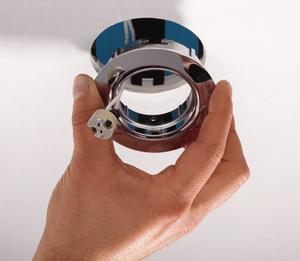 4. The downlight can now be safely and securely installed.